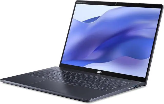 Alt view image 3 of 6 - Acer Chromebook Spin 714 2-in-1 Laptop, 14" FHD+ (1920x1200) Touchscreen, Intel 10-core i5-1235U Processor, Intel Iris Xe Graphics, 8GB DDR4  1TB PCIe SSD, Backlit KB, Windows 11 Pro
