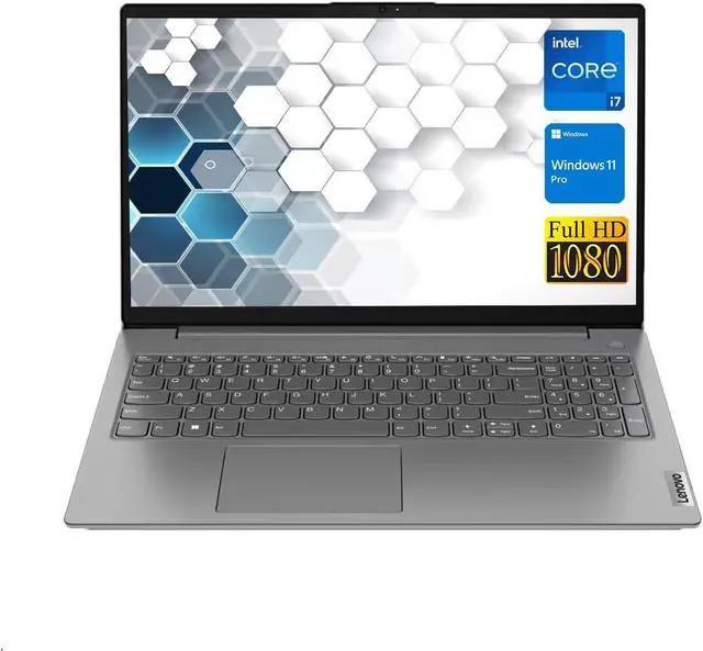 Alt view image 2 of 6 - Lenovo V15 Gen 3 Business Laptop, 15.6" FHD Display, Intel Core i7-1255U 10 Cores Processor, Intel Iris Xe Graphics, 16GB DDR4  1TB PCIe SSD, Wi-Fi 6, Bluetooth, HDMI, RJ-45, Webcam, Windows 11