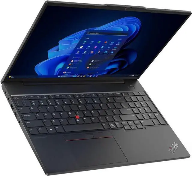 Alt view image 6 of 6 - Lenovo ThinkPad E16 Business Laptop, 16" FHD+ (1920x1200) Display, AMD Ryzen 7 7735U 8 Cores Processor, AMD Radeon Graphics, 32GB DDR4  512GB PCIe SSD, Fingerprint, Backlit, Wi-Fi 6, Windows 11