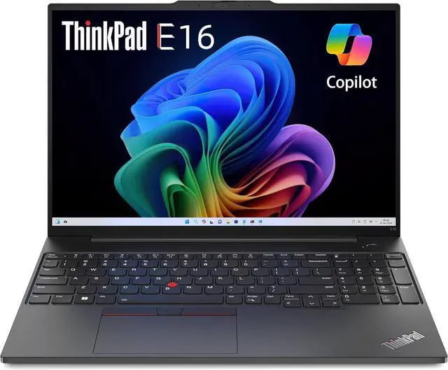 Alt view image 2 of 6 - Lenovo ThinkPad E16 Business Laptop, 16" FHD+ Display, AMD Ryzen 5 7530U 6 Cores Processor, AMD Radeon Graphics, 40GB DDR4  512GB PCIe SSD, FP Reader, Backlit Keyboard, Wi-Fi 6, Windows 11