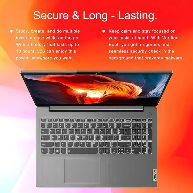 Alt view image 6 of 6 - Lenovo IdeaPad 1 15 Laptop, 15.6" FHD Display, Intel Celeron N4500 2 Cores Processor, Intel UHD Graphics, 20GB DDR4  512GB PCIe SSD, SD Card Reader, Numeric Keypad, HDMI, Wi-Fi 6, Windows 11 Pro