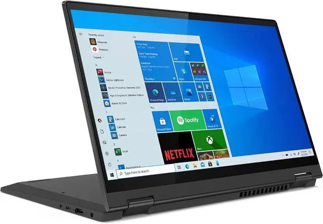 Alt view image 2 of 6 - Lenovo Flex 5 14 2 in 1 Laptop, 14" FHD Touchscreen, AMD Ryzen 5 5500U 6-Core Processor, AMD Radeon Graphics, 16GB  DDR4  512GB   PCIe SSD, Backlit KB, Fingerprint Reader, Windows 11 Home