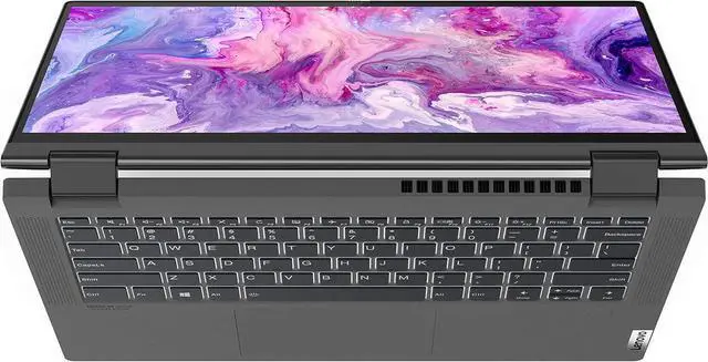 Alt view image 3 of 6 - Lenovo Flex 5 14 2 in 1 Laptop, 14" FHD Touchscreen, AMD Ryzen 5 5500U 6-Core Processor, AMD Radeon Graphics, 16GB  DDR4  512GB   PCIe SSD, Backlit KB, Fingerprint Reader, Windows 11 Home