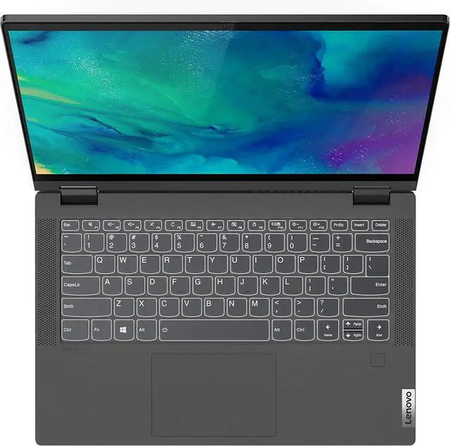 Alt view image 4 of 6 - Lenovo Flex 5 14 2 in 1 Laptop, 14" FHD Touchscreen, AMD Ryzen 5 5500U 6-Core Processor, AMD Radeon Graphics, 16GB  DDR4  512GB   PCIe SSD, Backlit KB, Fingerprint Reader, Windows 11 Home