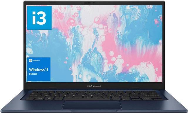 Main image of ASUS Vivobook 14 Laptop, 14" FHD (1920 x 1080) Display, Intel Core i3-1215U 6 Cores Processor, Intel UHD Graphics, 16GB DDR4  2TB PCIe SSD, Wi-Fi 6, HDMI, Webcam, Touchpad, Windows 11