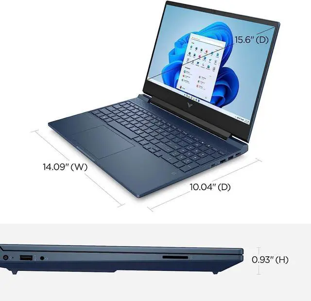 Alt view image 6 of 6 - HP Victus 15 Gaming Laptop, 15.6" Full HD 144Hz Display, Intel Core i5-13420H 8-Cores Processor, GeForce RTX 3050 6GB GDDR6 Graphics, 64GB DDR4  1TB PCIe SSD, WIFI 6, Bluetooth 5.2, Windows 11