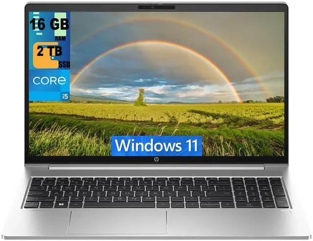Main image of HP ProBook 450 G8 Business Laptop, 15.6" Full HD Display, Intel Core i5-1135G7 4-Cores Processor, Intel Iris Xe Graphics, 16GB DDR4  2TB PCIe SSD, Backlit keyboard, WiFi, Windows 11