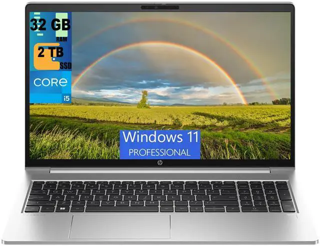Main image of HP ProBook 450 G8 Business Laptop, 15.6" Full HD Display, Intel Core i5-1135G7 4-Cores Processor, Intel Iris Xe Graphics, 32GB DDR4  2TB PCIe SSD, Backlit keyboard, WiFi, Windows 11 Pro
