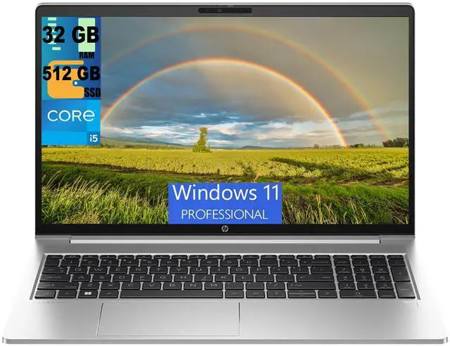 Main image of HP ProBook 450 G8 Business Laptop, 15.6" Full HD Display, Intel Core i5-1135G7 4-Cores Processor, Intel Iris Xe Graphics, 32GB DDR4  512GB PCIe SSD, Backlit keyboard, WiFi, Windows 11 Pro