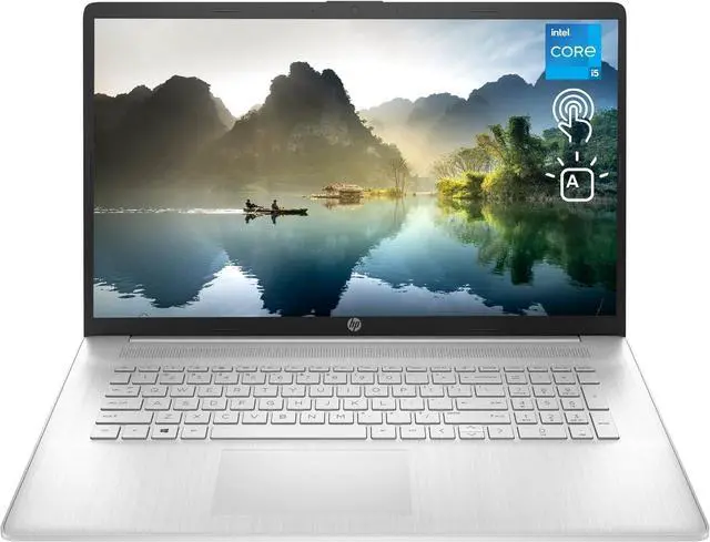 Alt view image 2 of 4 - HP 17 Laptop, 17.3" HD+ Touchscreen, Intel Core i7-1255U 10 Cores Processor, Intel Iris Xe Graphics, 32GB DDR4  1TB PCIe SSD, Fingerprint Reader, Wi-Fi 6 and Bluetooth, Windows 11