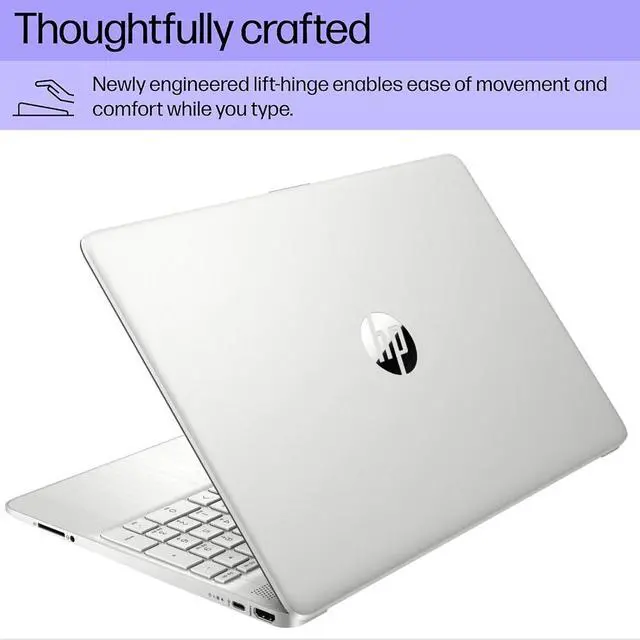 Alt view image 7 of 7 - HP 15 Laptop, 15.6" HD Touchscreen, Intel Core i3-1215U 6-Core Processor, Intel UHD Graphics, 32GB DDR4  512GB PCIe SSD, WiFi, Bluetooth, HDMI, Windows 11 Pro