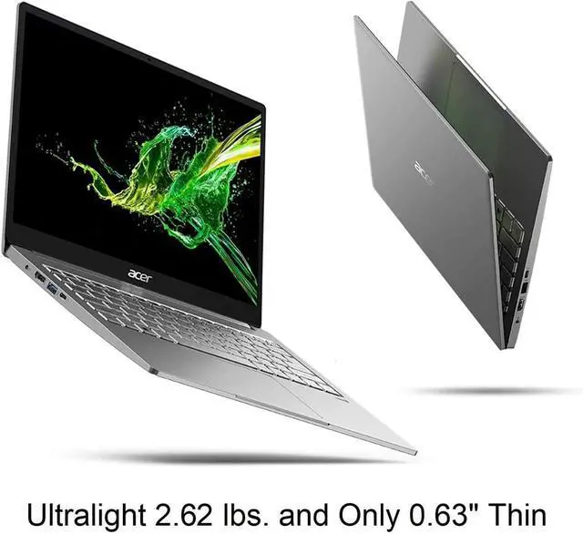 Alt view image 5 of 5 - Acer Swift 3 13 Laptop, 13.5" 2K Display, Intel Core i7-1165G7 4 cores Processor, Iris Xe Graphics, 8GB  DDR4  256GB  PCIe SSD, Back-lit KB, Fingerprint, Windows 11 Pro,Microsoft Office License