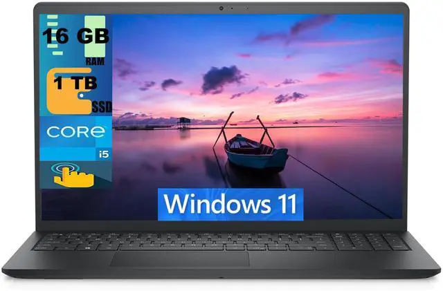 Main image of Dell Inspiron 3530 15 Laptop, 15.6" FHD Touchscreen, Intel Core i5-1335U 10 CoresProcessor, Intel Iris Xe Graphics, 16GB DDR4  1TB PCIe SSD, Webcam, Wi-Fi 6, Windows 11,Microsoft Office License