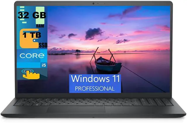 Main image of Dell Inspiron 3530 15 Laptop, 15.6" FHD Touchscreen, Intel Core i5-1335U 10 CoresProcessor, Intel Iris Xe Graphics, 32GB DDR4  1TB PCIe SSD, Webcam, Wi-Fi 6, Windows 11 Pro,Microsoft Office License