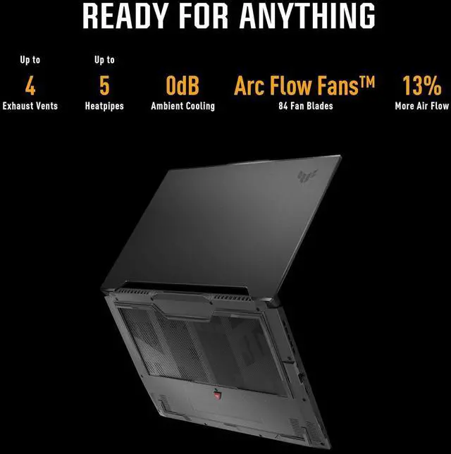 Alt view image 5 of 6 - ASUS TUF Dash 15 Gaming Laptop, 15.6" 144Hz FHD Display, Intel Core i7-12650H 10 cores Processor, RTX 3060 6GB GDDR6, 32GB DDR5  2TB PCIe SSD, Backlit KB, Windows 11 Pro,Microsoft Office License