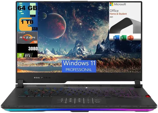 ASUS ROG Strix Scar 15 Gaming Laptop, 300Hz FHD Display, AMD