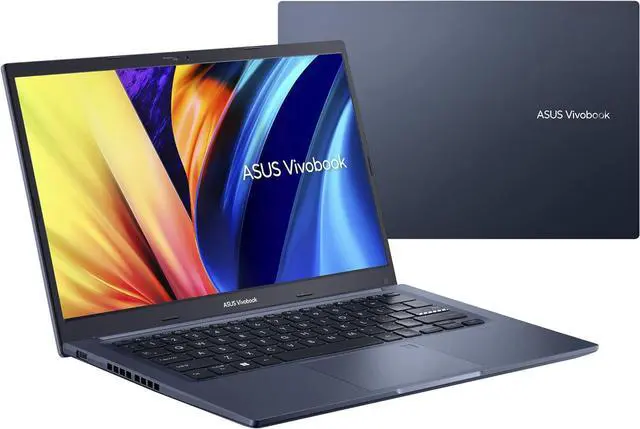 Alt view image 6 of 6 - ASUS VivoBook 14 Slim Laptop, 14" FHD Display, Intel Core i3-1215U 6 cores Processor, Intel UHD Graphics, 16GB DDR4  512GB PCIe SSD, Fingerprint Sensor, Windows 11 Pro,Microsoft Office License