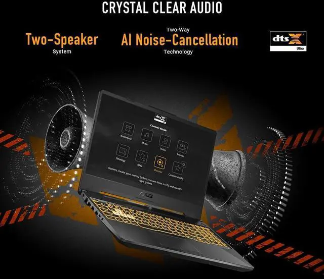 Alt view image 4 of 6 - ASUS TUF Gaming A15 Gaming Laptop, 15.6" FHD 144Hz Display, AMD Ryzen 5 7535HS 6 Cores processor, RTX 3050 4GB, 64GB DDR5  2TB PCIe SSD, Backlit KB, Windows 11 Pro,Microsoft Office License