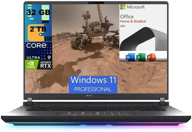 Main image of ASUS ROG Strix G16 Gaming Laptop, 16" 2.5K 240Hz Display, Intel Core Ultra 9 275HX 24 cores Processor, RTX 5070 8 GB, 32GB DDR5  2TB PCIe SSD, Wi-Fi 7, Windows 11 Pro,Microsoft Office License