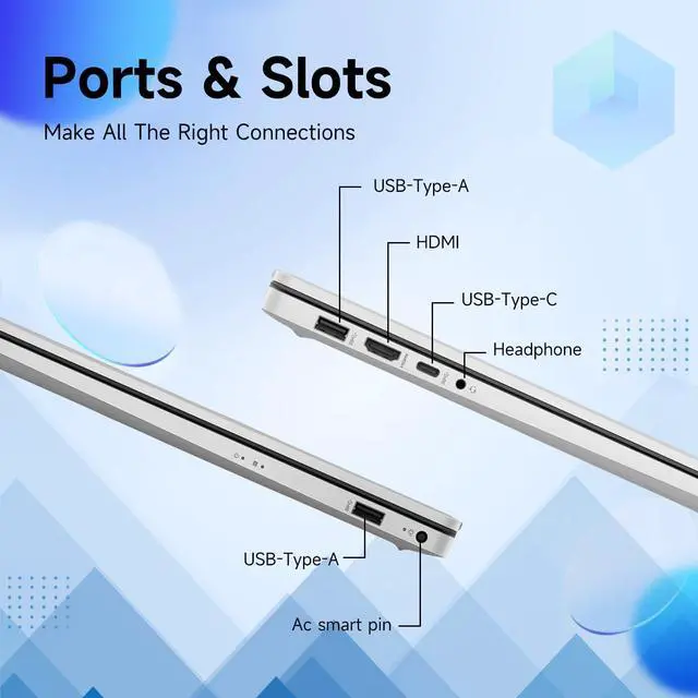 Alt view image 5 of 6 - HP 17 Laptop, 17.3" HD+ (1600 x 900) Display, Intel Core i3-N305 8 Cores Processor, Intel UHD Graphics, 16GB DDR4  512GB PCIe SSD, Wi-Fi 6 and Bluetooth, Windows 11