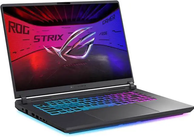Alt view image 3 of 6 - ASUS ROG Strix G16 Gaming Laptop, 16" FHD+ 165Hz Display, Intel Core i5-13450HX 10 Cores Processor, GeForce RTX 5050 8GB GDDR7, 32GB DDR5  2TB PCIe SSD, Wi-Fi 7, Windows 11 ,Office 2024 License