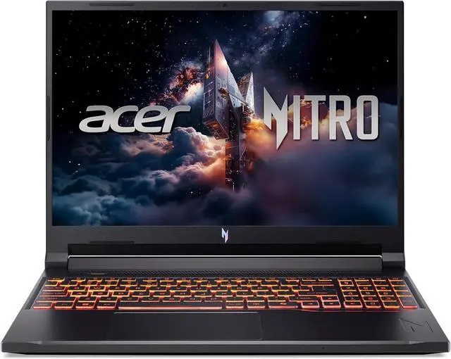 Alt view image 2 of 6 - Acer Nitro V 16 Gaming Laptop, 16" WUXGA 180Hz Display, Intel Core 9 270H 14-Cores Processor, NVIDIA GeForce RTX 5070 8 GB GDDR7, 64GB DDR5  1TB PCIe SSD, Wi-Fi 6, Windows 11 Pro ,Office 2024 License