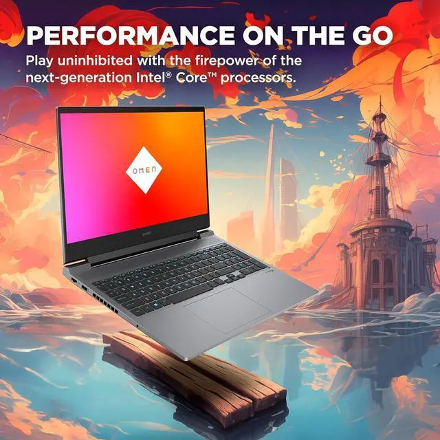 Alt view image 6 of 6 - HP OMEN 16 Gaming Laptop, 16" FHD Display, Intel Core i7-14700HX 20 Cores Processor, NVIDIA GeForce RTX 4060 8 GB GDDR6, 32GB DDR5  2TB PCIe SSD, RGB Backlit KB, Windows 11 Pro ,Office 2024 License