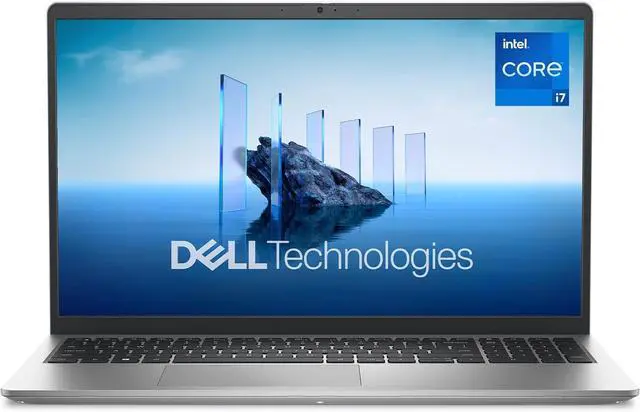 Alt view image 2 of 6 - Dell 15 Laptop, 15.6" FHD (1920x1080) Display, Intel Core i7-1355U 10 cores Processor, Intel UHD Graphics, 16GB DDR4  512GB PCIe SSD, Backlit KB, Windows 11 Pro ,Office 2024 License