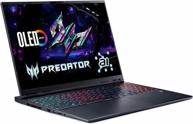 Alt view image 3 of 6 - Acer Predator Helios Neo 16 Gaming Laptop, 16" WQXGA 240Hz, Intel Core Ultra 9 275HX 24-Cores Processor, RTX 5070 Ti 12GB GDDR7, 16GB DDR5  2TB PCIe SSD, Windows 11 ,Office 2024 License