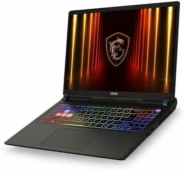 Alt view image 3 of 6 - MSI Vector 16 Gaming Laptop, 16" QHD+ 240Hz, Intel 20-core Ultra 7 255HX Processor, NVIDIA GeForce RTX 5070 Ti 12GB Graphic, 16GB DDR5  512GB PCIe SSD, RGB Backlit KB, Windows 11 ,Office 2024 License