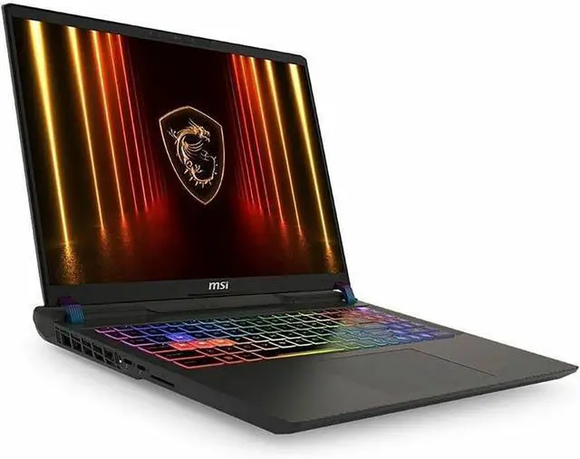 Alt view image 4 of 6 - MSI Vector 16 Gaming Laptop, 16" QHD+ 240Hz, Intel 20-core Ultra 7 255HX Processor, NVIDIA GeForce RTX 5070 Ti 12GB Graphic, 16GB DDR5  512GB PCIe SSD, RGB Backlit KB, Windows 11 ,Office 2024 License