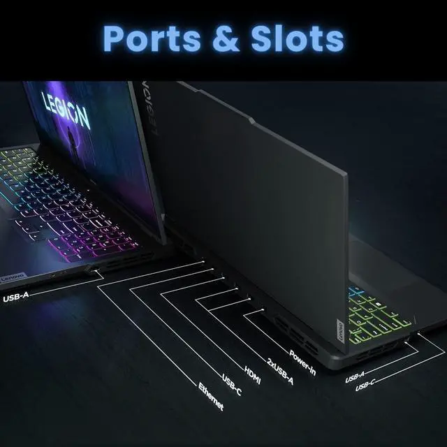 Alt view image 4 of 6 - Lenovo Legion Pro 7i 16 Gaming Laptop, 16" WQXGA 240Hz, Intel Core Ultra 9 275HX 24 Cores Processor, GeForce RTX 5080 16GB GDDR7, 16GB DDR5  2TB PCIe SSD, Windows 11 ,Office 2024 License