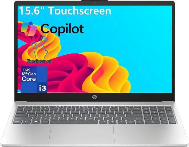 Alt view image 2 of 6 - HP Business 15 Laptop, 15.6" HD Touchscreen, Intel 6-core i3-1315U Processor, Intel UHD Graphics, 32GB DDR4 1TB PCIe SSD, Wi-Fi 6, 720p HD camera, Windows 11 Pro