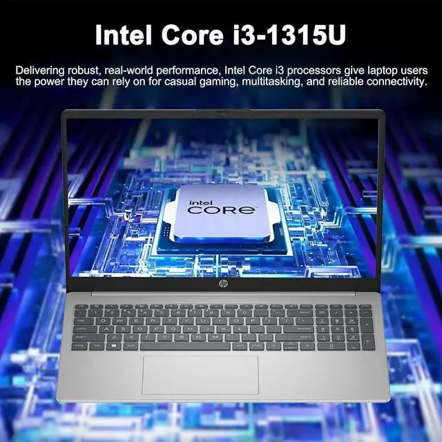 Alt view image 3 of 6 - HP Business 15 Laptop, 15.6" HD Touchscreen, Intel 6-core i3-1315U Processor, Intel UHD Graphics, 32GB DDR4 1TB PCIe SSD, Wi-Fi 6, 720p HD camera, Windows 11 Pro