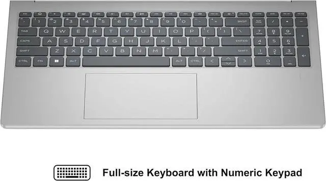 Alt view image 5 of 6 - HP Business 15 Laptop, 15.6" HD Touchscreen, Intel 6-core i3-1315U Processor, Intel UHD Graphics, 32GB DDR4 1TB PCIe SSD, Wi-Fi 6, 720p HD camera, Windows 11 Pro