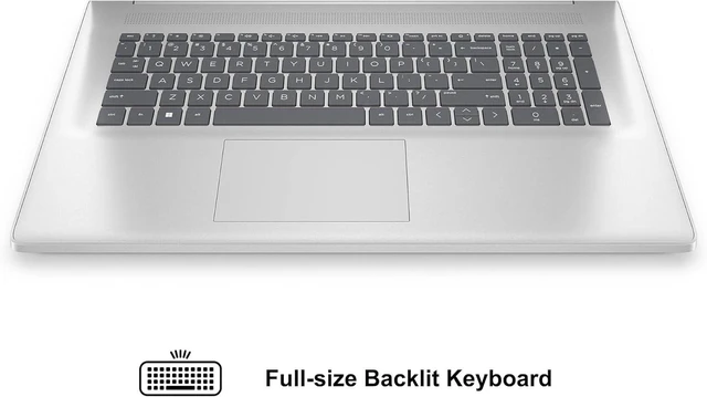 Alt view image 4 of 6 - HP 17 Laptop, 17.3" HD+1600 x 900Touchscreen, Intel Core 5 120U 10-core Processor, Intel Graphics, 32GB DDR4 2TB PCIe SSD, Wi-Fi 6 & Bluetooth, Windows 11 Pro