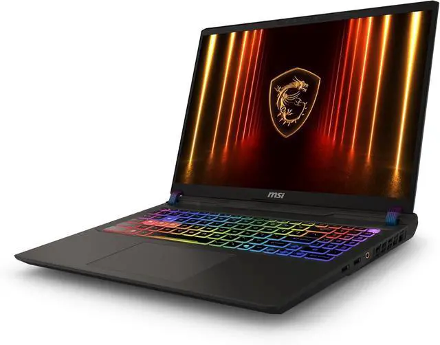 Alt view image 3 of 6 - MSI Vector 16 Gaming Laptop, 16" WQXGA 240Hz, Intel Core Ultra 7 255HX 20 Cores, GeForce RTX 5070 Ti 12GB GDDR7, 64GB DDR5 1TB PCIe SSD, 24 Zone RGB, Windows 11, Office 2021 License