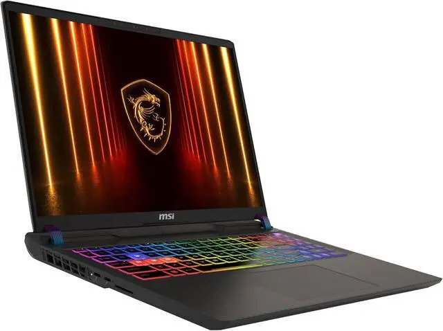 Alt view image 4 of 6 - MSI Vector 16 Gaming Laptop, 16" WQXGA 240Hz, Intel Core Ultra 7 255HX 20 Cores, GeForce RTX 5070 Ti 12GB GDDR7, 64GB DDR5 1TB PCIe SSD, 24 Zone RGB, Windows 11, Office 2021 License