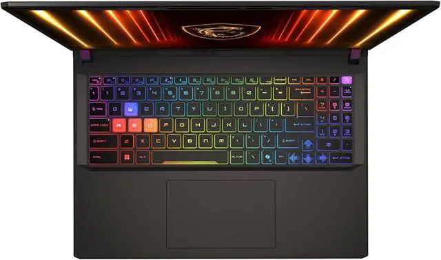 Alt view image 6 of 6 - MSI Vector 16 Gaming Laptop, 16" WQXGA 240Hz, Intel Core Ultra 7 255HX 20 Cores, GeForce RTX 5070 Ti 12GB GDDR7, 64GB DDR5 1TB PCIe SSD, 24 Zone RGB, Windows 11, Office 2021 License