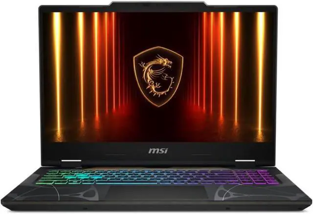 Alt view image 2 of 6 - MSI Cyborg A15 Gaming Laptop, 15.6" FHD 144Hz, AMD Ryzen 9 270 8 Cores Processor, NVIDIA GeForce RTX 5060 8GB GDDR7, 64GB DDR5 4TB PCIe SSD, 4-Zone RGB Keyboard, Wi-Fi 6E, Windows 11 Pro