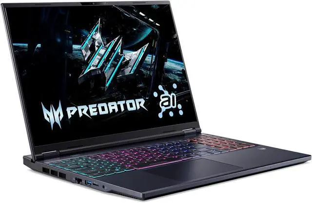 Alt view image 3 of 6 - Acer Predator Helios Neo 16 AI Gaming Laptop, 16" WQXGA 240Hz, Intel 24-core Ultra 9 275HX Processor, NVIDIA GeForce RTX 5070 Ti 12GB Graphic, 32GB DDR5 4TB PCIe SSD, Windows 11 Pro