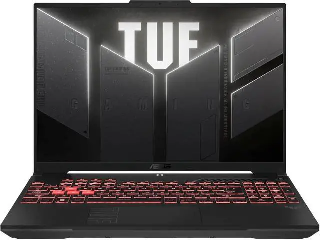 Alt view image 2 of 5 - ASUS TUF A16 Gaming Laptop, 16" Full HD+ 144Hz Display, AMD Ryzen 7 7445HS 6 Cores Processor, NVIDIA GeForce RTX 4050 6 GB, 64GB DDR5 4TB PCIe SSD, Backlit KB, Windows 11 Pro