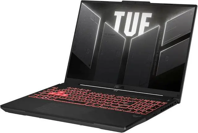 Alt view image 4 of 5 - ASUS TUF A16 Gaming Laptop, 16" Full HD+ 144Hz Display, AMD Ryzen 7 7445HS 6 Cores Processor, NVIDIA GeForce RTX 4050 6 GB, 64GB DDR5 4TB PCIe SSD, Backlit KB, Windows 11 Pro