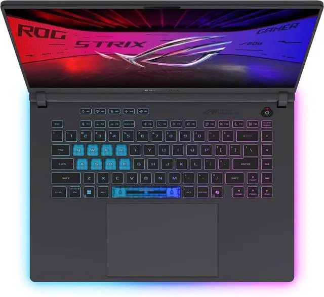 Alt view image 4 of 6 - ASUS ROG Strix G16 Gaming Laptop, 16" FHD+ Display, Intel Core i9-14900HX 24 cores Processor, NVIDIA GeForce RTX 5070 8GB GDDR7, 16GB DDR5 512GB PCIe SSD, Wi-Fi 7, Windows 11