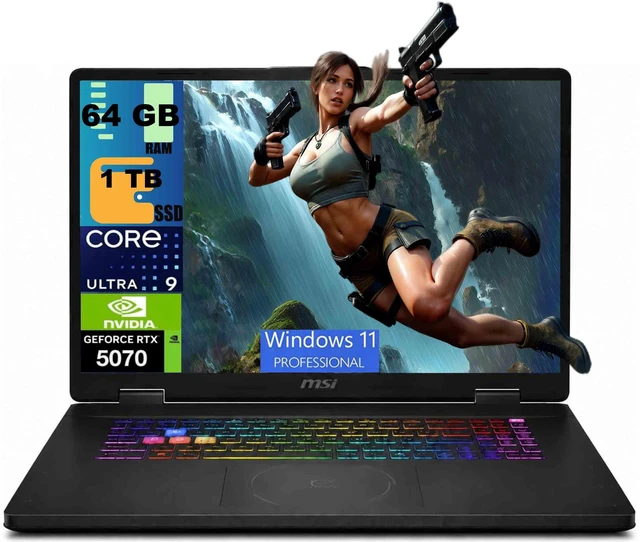 MSI Crosshair 18 Gaming Laptop, 18