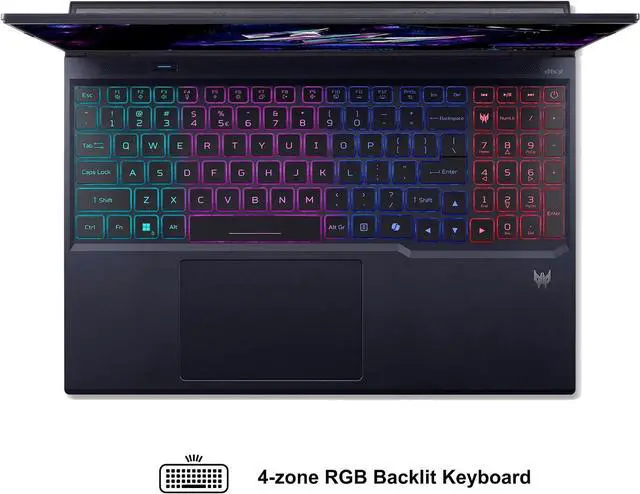 Alt view image 5 of 6 - Acer Predator Helios Neo 16S AI Gaming Laptop, 16" WQXGA 240Hz, Intel Core Ultra 9 275HX 24-Core Processor, NVIDIA GeForce RTX 5060 8 GB GDDR7, 32GB DDR5 1TB PCIe SSD, Wi-Fi 6E, Windows 11 Pro