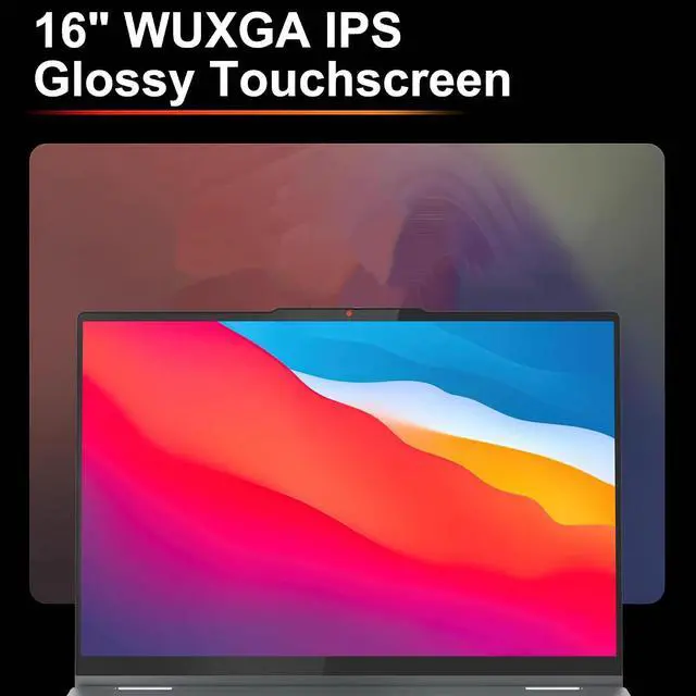 Alt view image 3 of 6 - Lenovo IdeaPad Flex 5 2-in-1 Laptop, 16" WUXGA Touchscreen, Intel Core 5 120U 10-core Processor, Intel Graphics, 16GB DDR4 256GB PCIe SSD, Fingerprint, Windows 11 Pro, Office 2021 License