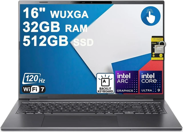 Acer Aspire 16 AI Laptop, 16