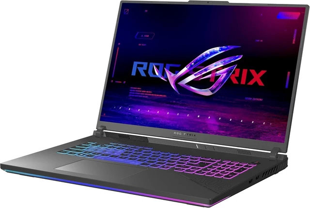 Alt view image 3 of 6 - ASUS ROG Strix G18 Gaming Laptop, 18" ROG FHD+ 144Hz, AMD Ryzen 9 8940HX 16 Cores Processor, NVIDIA GeForce RTX 5050 8GB GDDR7, 32GB DDR5 2TB PCIe SSD, Wi-Fi 6E, Windows 11 Pro, Office 2021 License