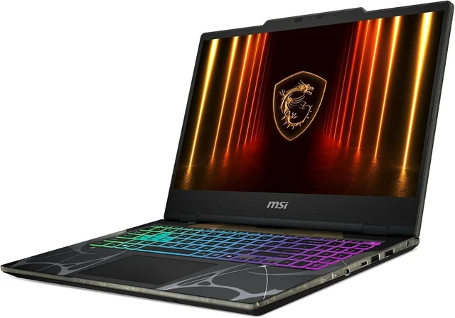 Alt view image 3 of 6 - MSI Cyborg 15 Gaming Laptop, 15.6" 144Hz FHD Display, Intel Core 7 240H 10-Core Processor, NVIDIA GeForce RTX 5060 8GB GDDR7, 16GB DDR5 1TB PCIe SSD, RGB Backlit KB, Wi-Fi 6E, Windows 11